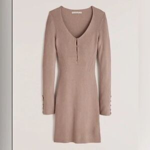 ✨Abercrombie Henley Sweater Dress✨